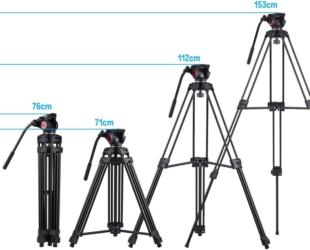 Heavy Duty Aluminum Video Tripod with Camera Stand X552917