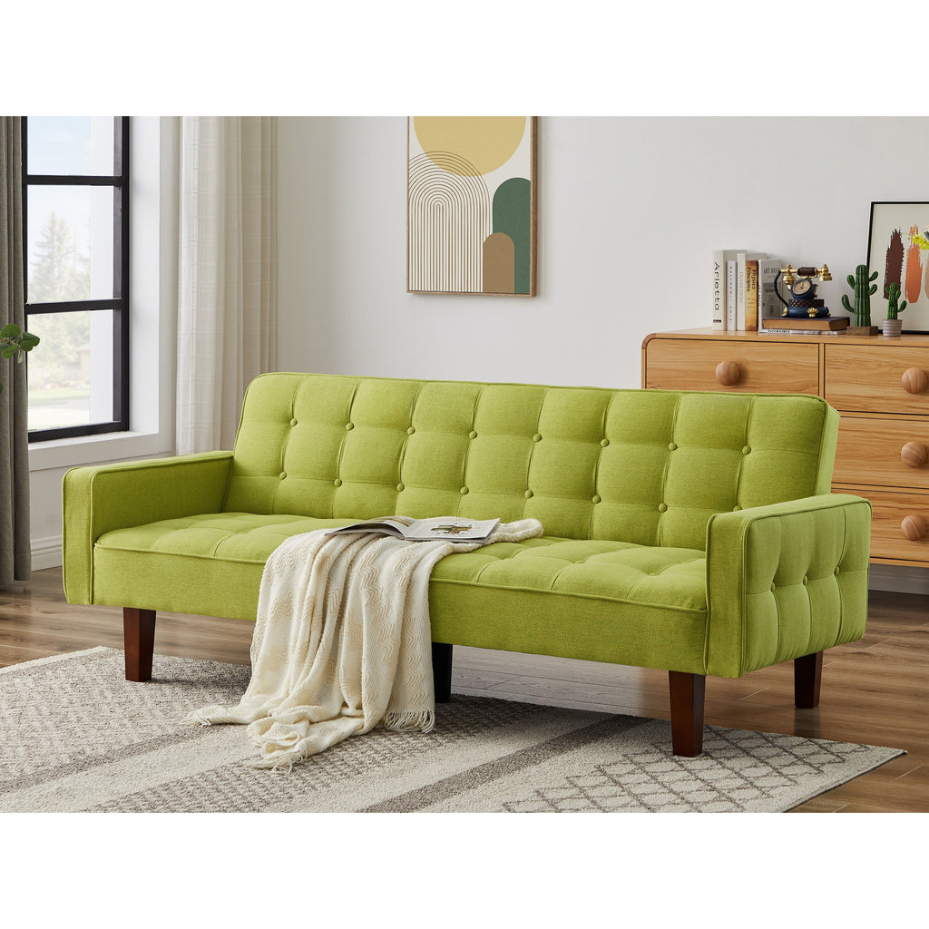 Blue Loveseat Sofa Futon P730