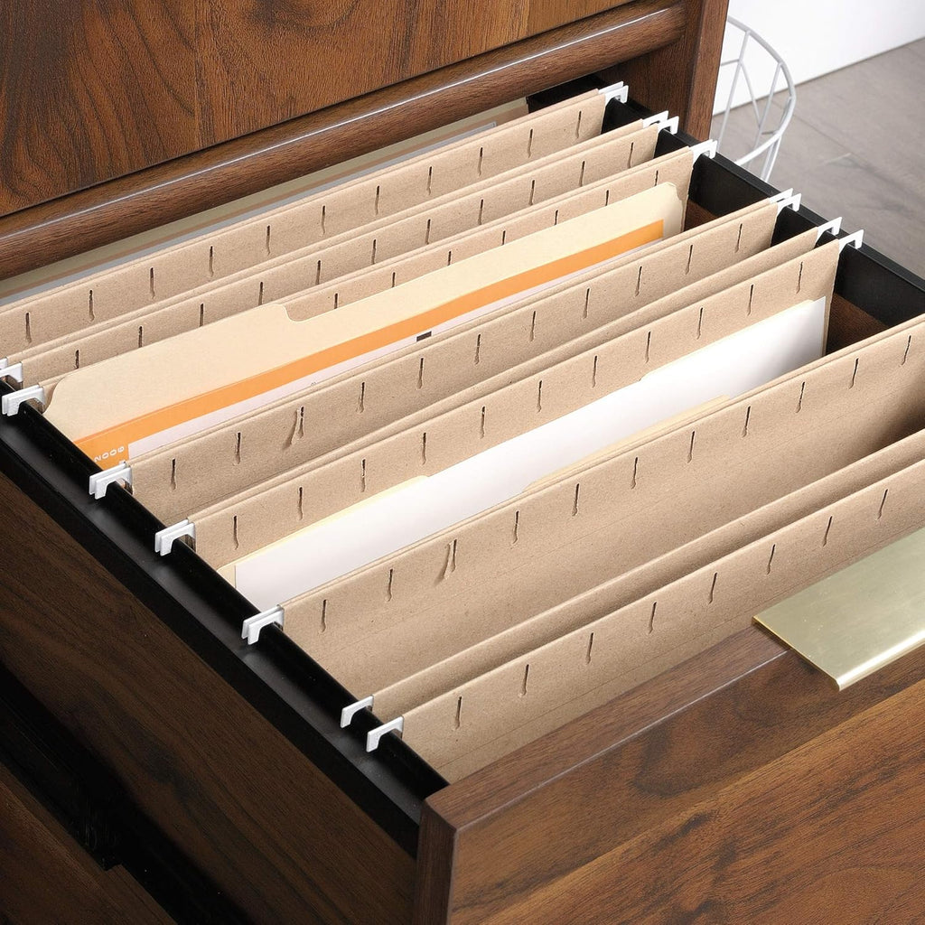 Storage Cabinet with File, Grand Walnut Finish H259
