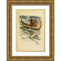 11x14 Gold Ornate Wood Framed Museum Art Print S322792