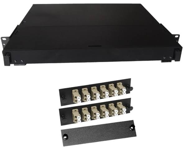 24 LC Fiber Rackmount Panel H678