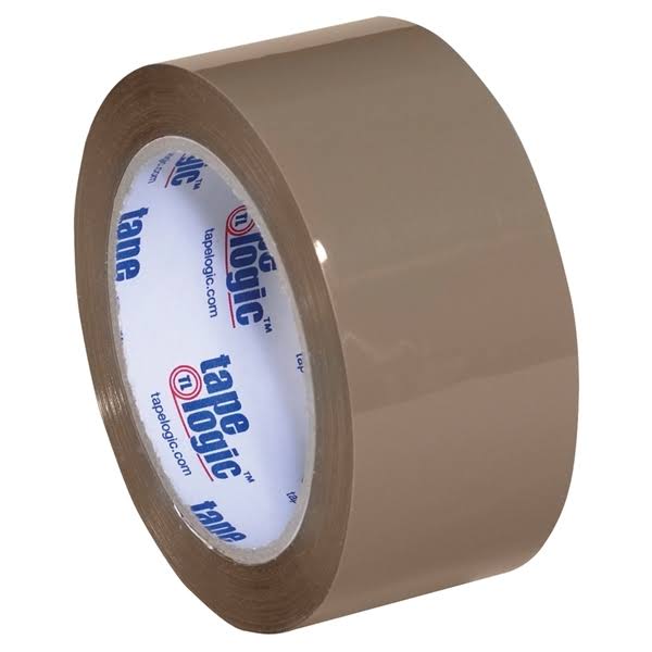 Industrial Carton Sealing Tape Tan 2x22 x 55 Yard 36 Roll Case P49659