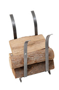 Hammered-Steel Log Rack T7781
