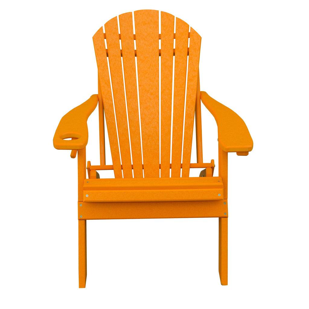 Speckled Maple/Brown Folding Adirondack Chair B3971