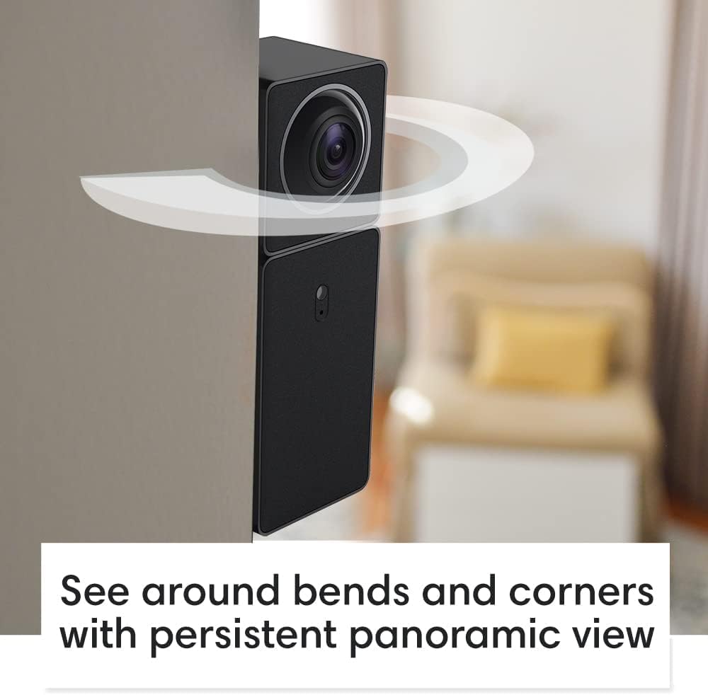 Indoor Security Camera, 1080P HD WiFi, 2 Cams Built-in 1, 360, Motion Detection, Night Vision, 2-Way Audio T286020