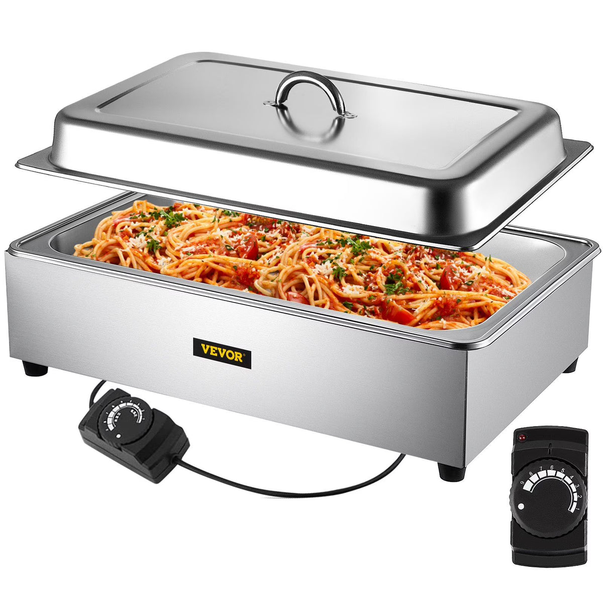 9.5 Quart Electric Stainless Steel Food Warmer P8469