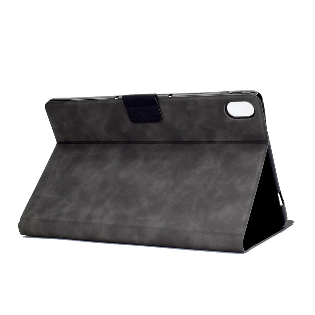 Black Leather Folio Stand Cover for iPad 10.9 Inch Y74777