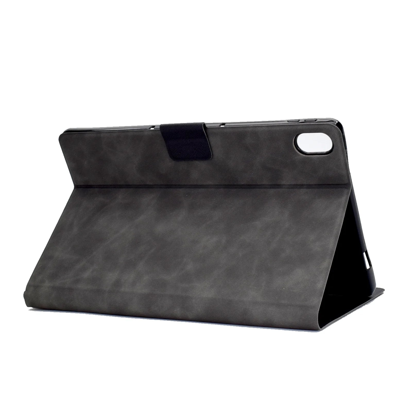Black Leather Folio Stand Cover for iPad 10.9 Inch Y74777
