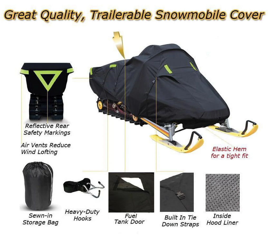 Trailerable 600 Denier Snowmobile Cover U880735