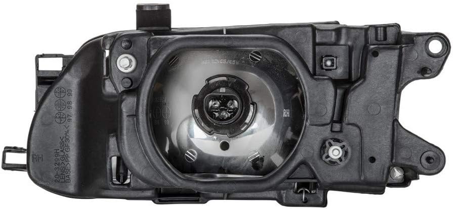 Headlight Assembly for Toyota Tercel 1995 1996 Passenger Side Halogen Pack of 2 L98464