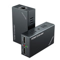 HDMI Extender 50m over Cat 5e 67, Full HD 1080P@60Hz POE EDID Transmitter + Receiver Pack of 2 Y54127