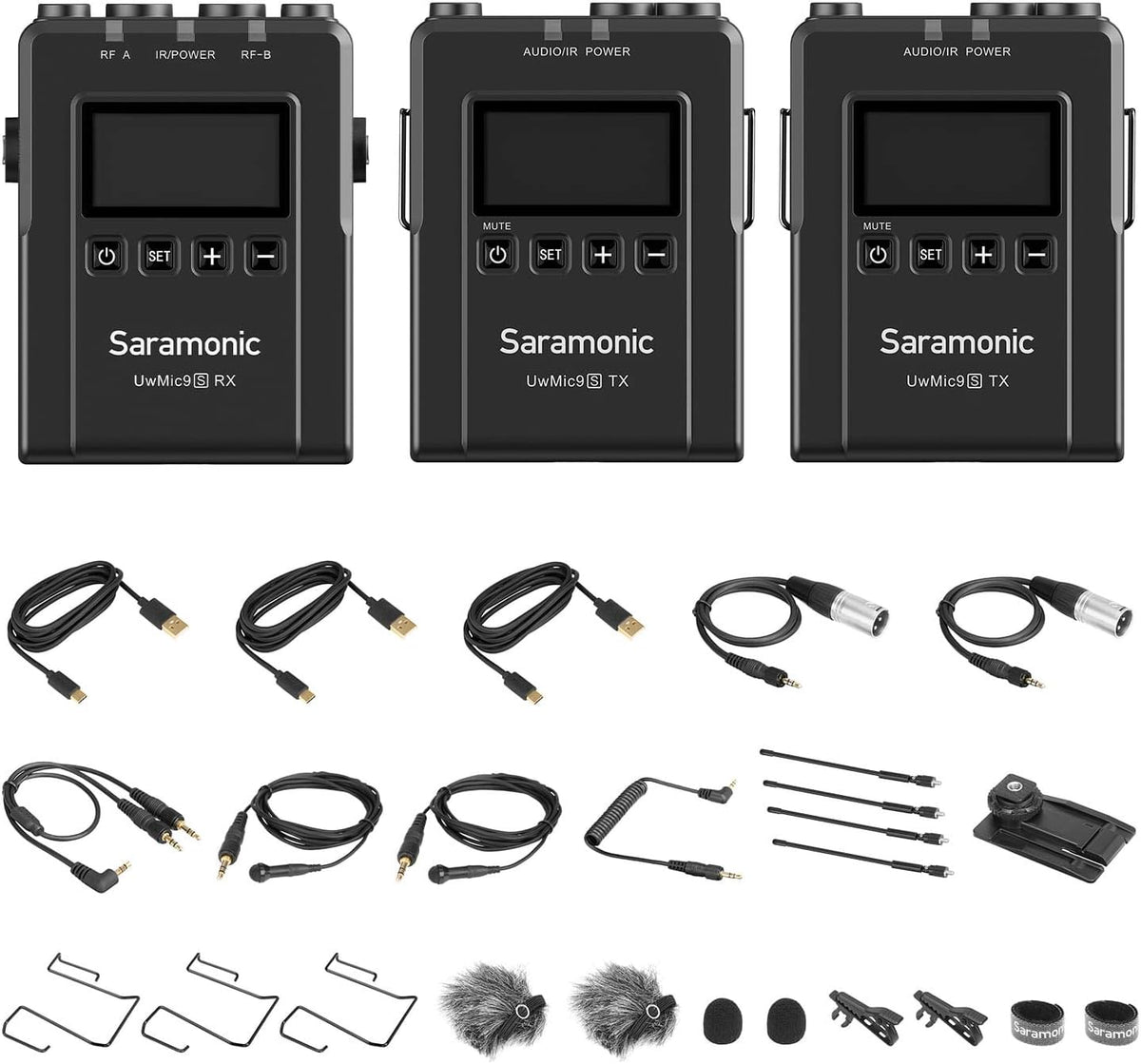 UHF Wireless Microphone System 2 Transmitters 1 Receiver A5830