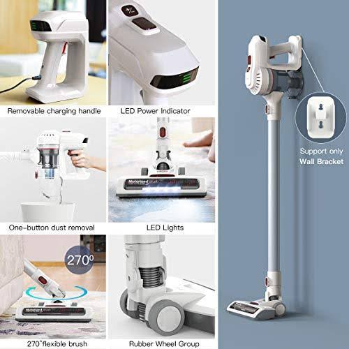 Lightweight Cordless Vacuum Cleaner 12000Pa 2 in 1 Bagless Rechargeable Vacuum Cleaner Q17689