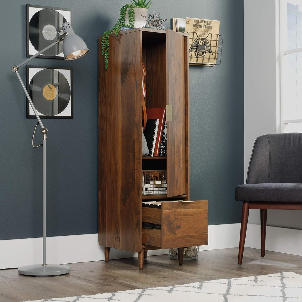 Storage Cabinet with File, Grand Walnut Finish H259