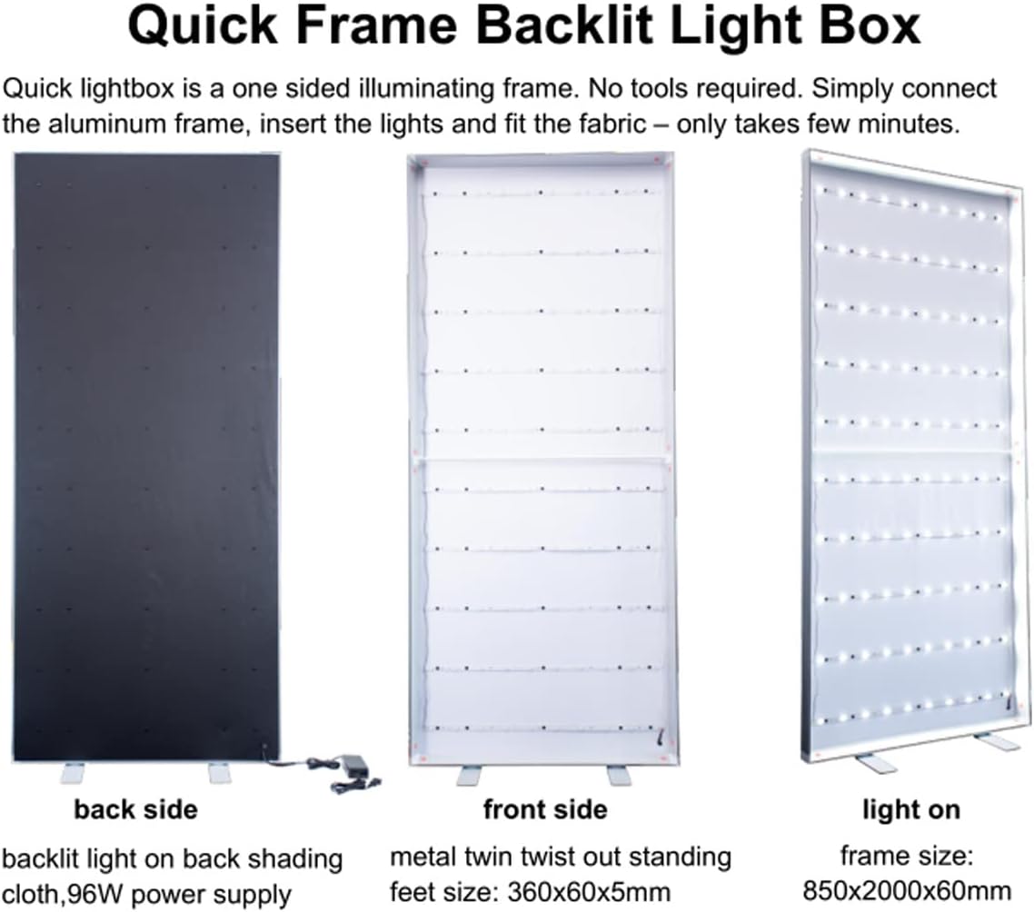 33”x78” Aluminum Frame LED Light Box for Poster P140964