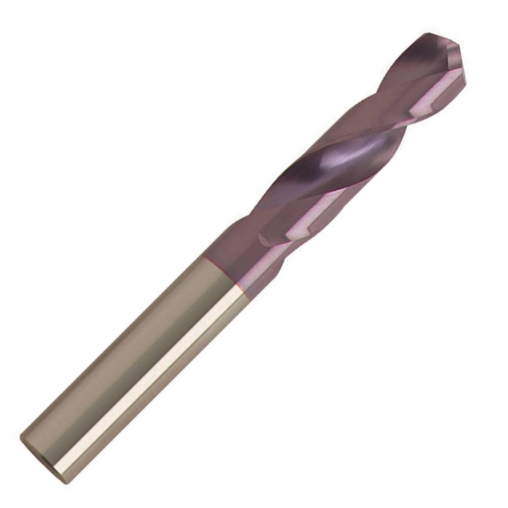 Carbide 118° 4-Facet Point Stub Drill, 40mm LOC, 84mm OAL K232959