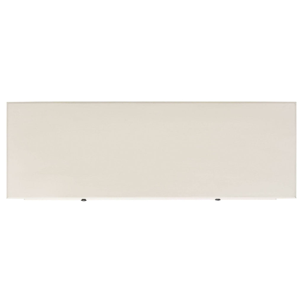 2 Door 1 Shelf Media Stand Distressed White T124