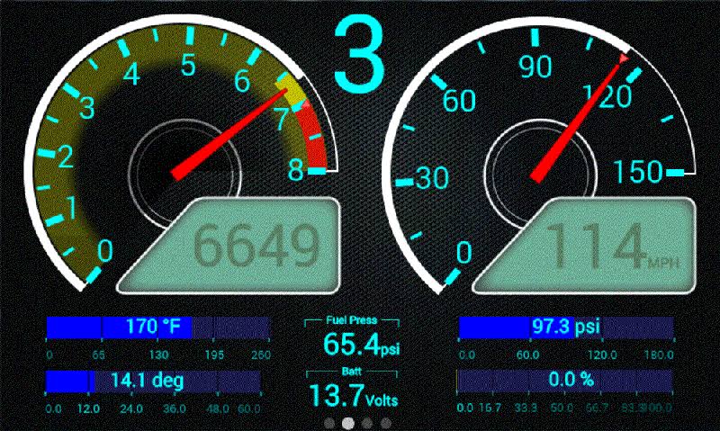 EFI Digital Dash G119
