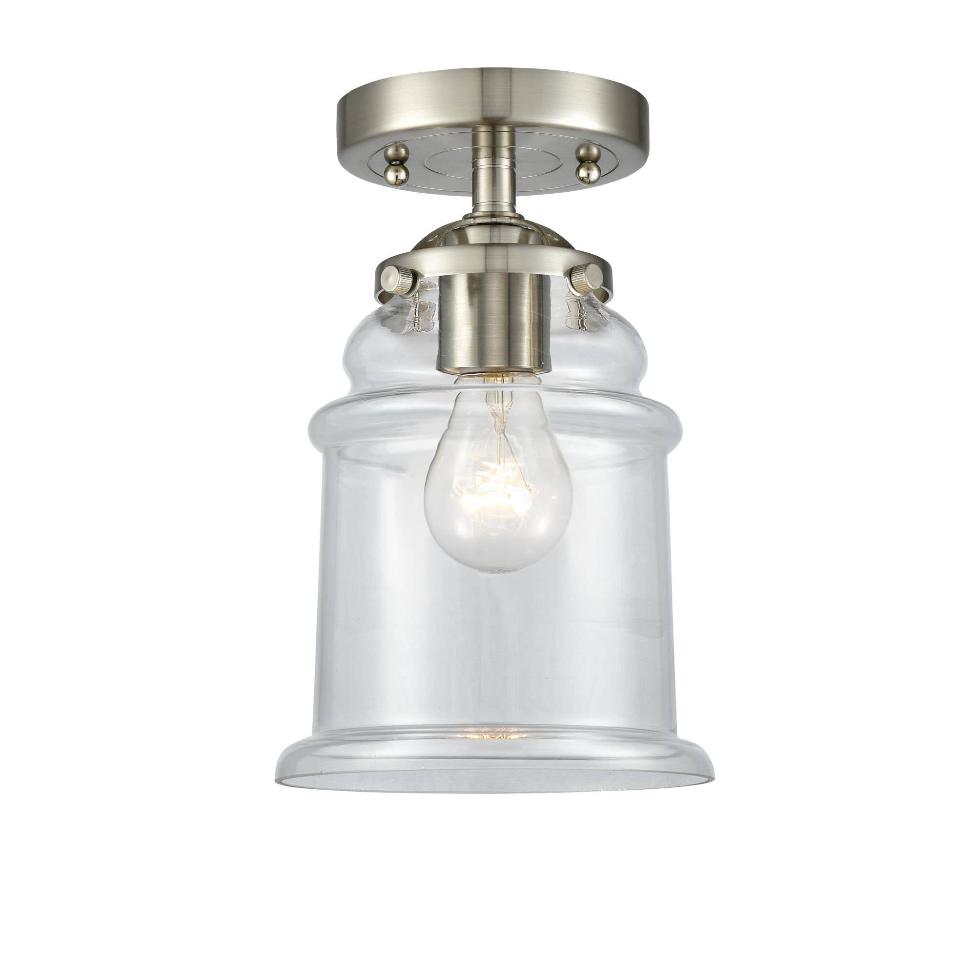 Brushed Satin Nickel Semi-Flush Mount Light B5170