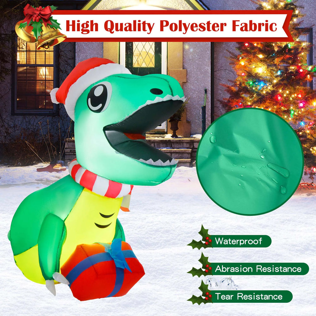 Christmas Inflatable Dinosaur Hanging Window Decoration A610084