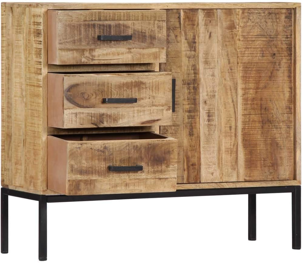Solid Mango Wood Sideboard with Drawer Storage G24039