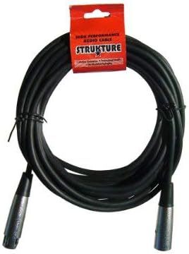 3x Dynamic Cardioid Handheld Stage Microphone with Clip with 3x 15ft XLR Microphone Cable K1261