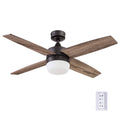 44 inch Espresso Remote Control Ceiling Fan, 4 Blades V4609
