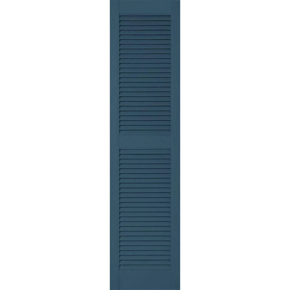 Classic Vinyl Louver Shutters with Shutter-Loks, Per Pair Q104