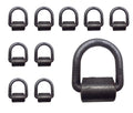 10 Pack Heavy Duty 1/2" Weld-On D Ring for Flatbed Truck Trailer Tie Down Z28527