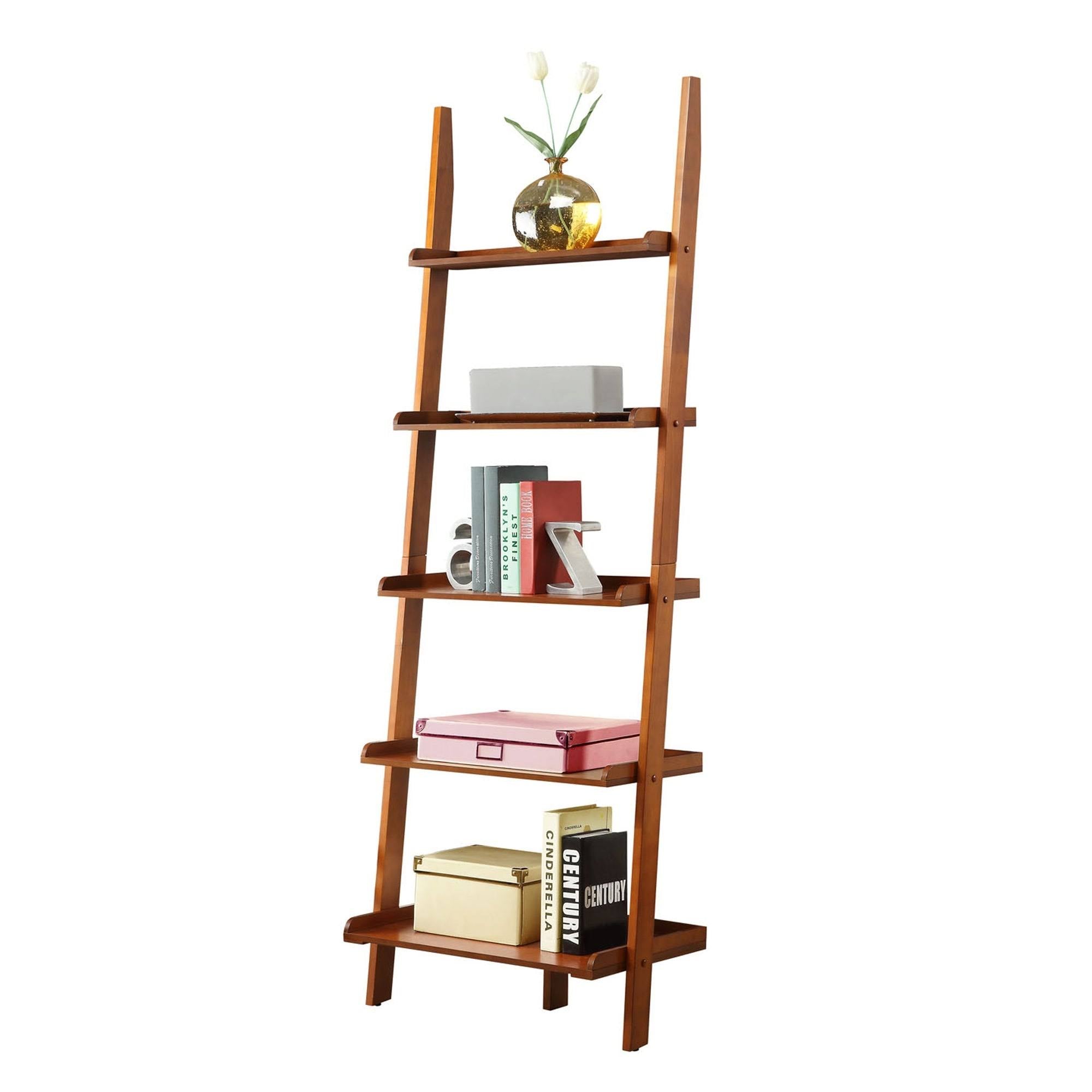 Yellow Bookshelf Ladder E39952