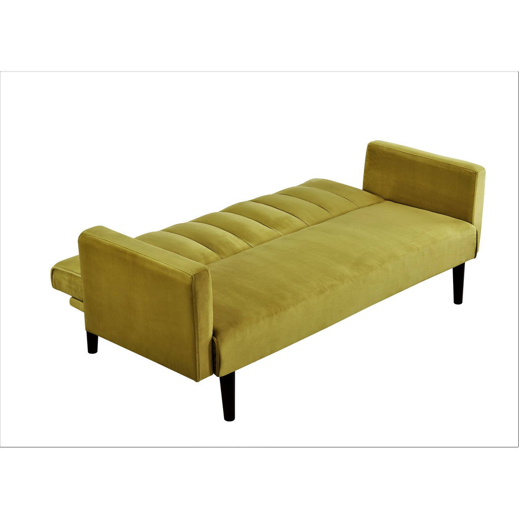 Striped Velvet Sofa Bed Sleeper V123816