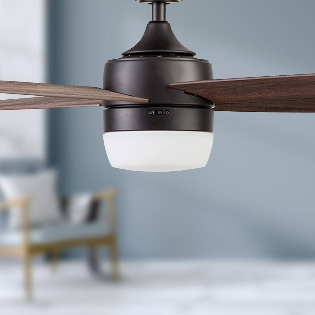 44 inch Espresso Remote Control Ceiling Fan, 4 Blades V4609