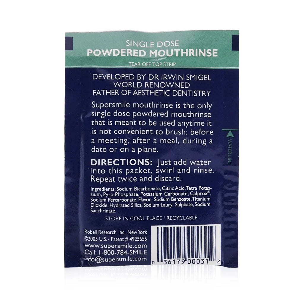Single Dose Powdered Mouthrinse 60x1.7g/0.06oz E553