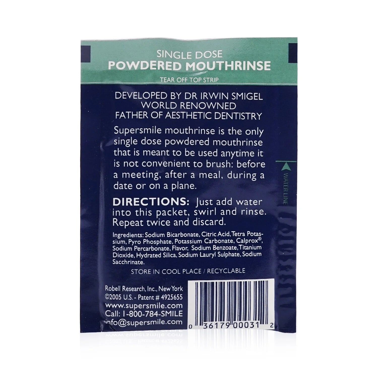 Single Dose Powdered Mouthrinse 60x1.7g/0.06oz E553