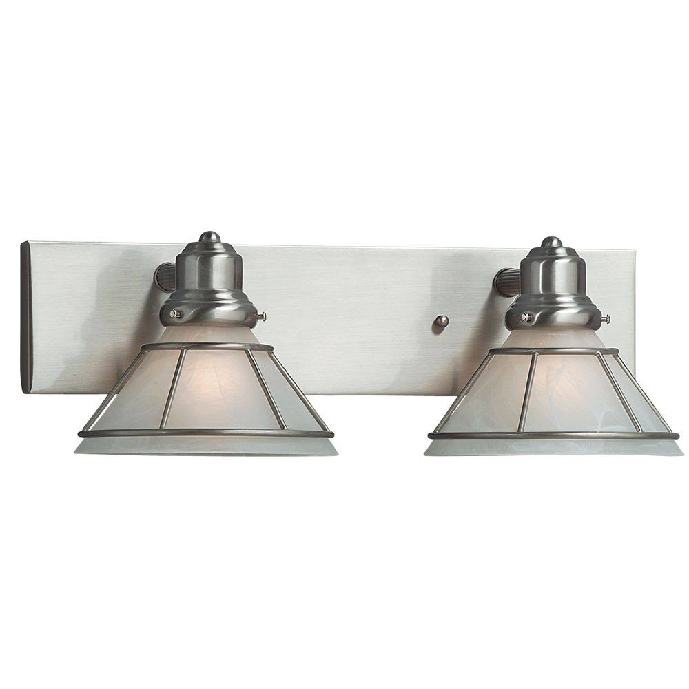 2 Light Bath Satin Nickel L101