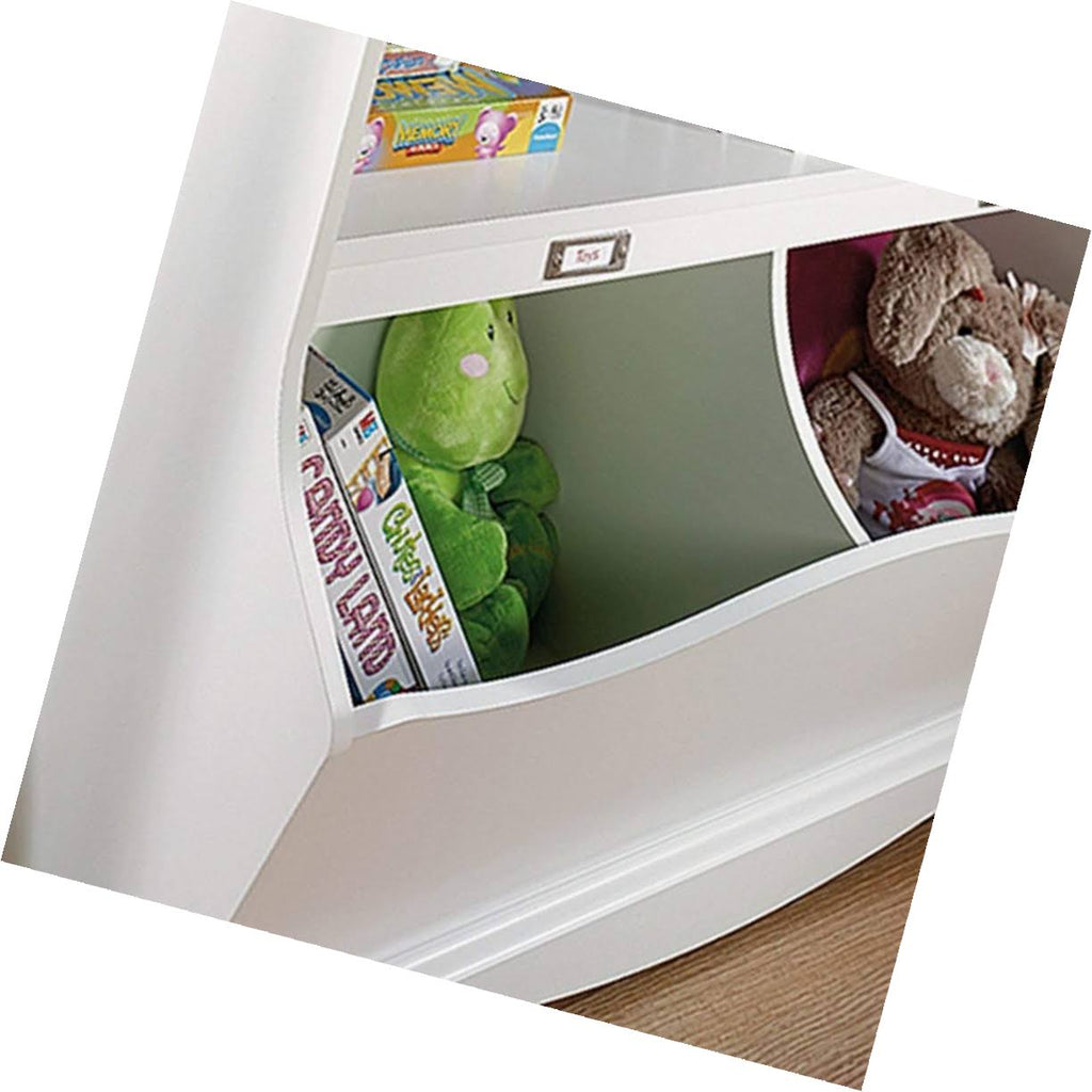 Soft White Finish Bookcase/Footboard I3170