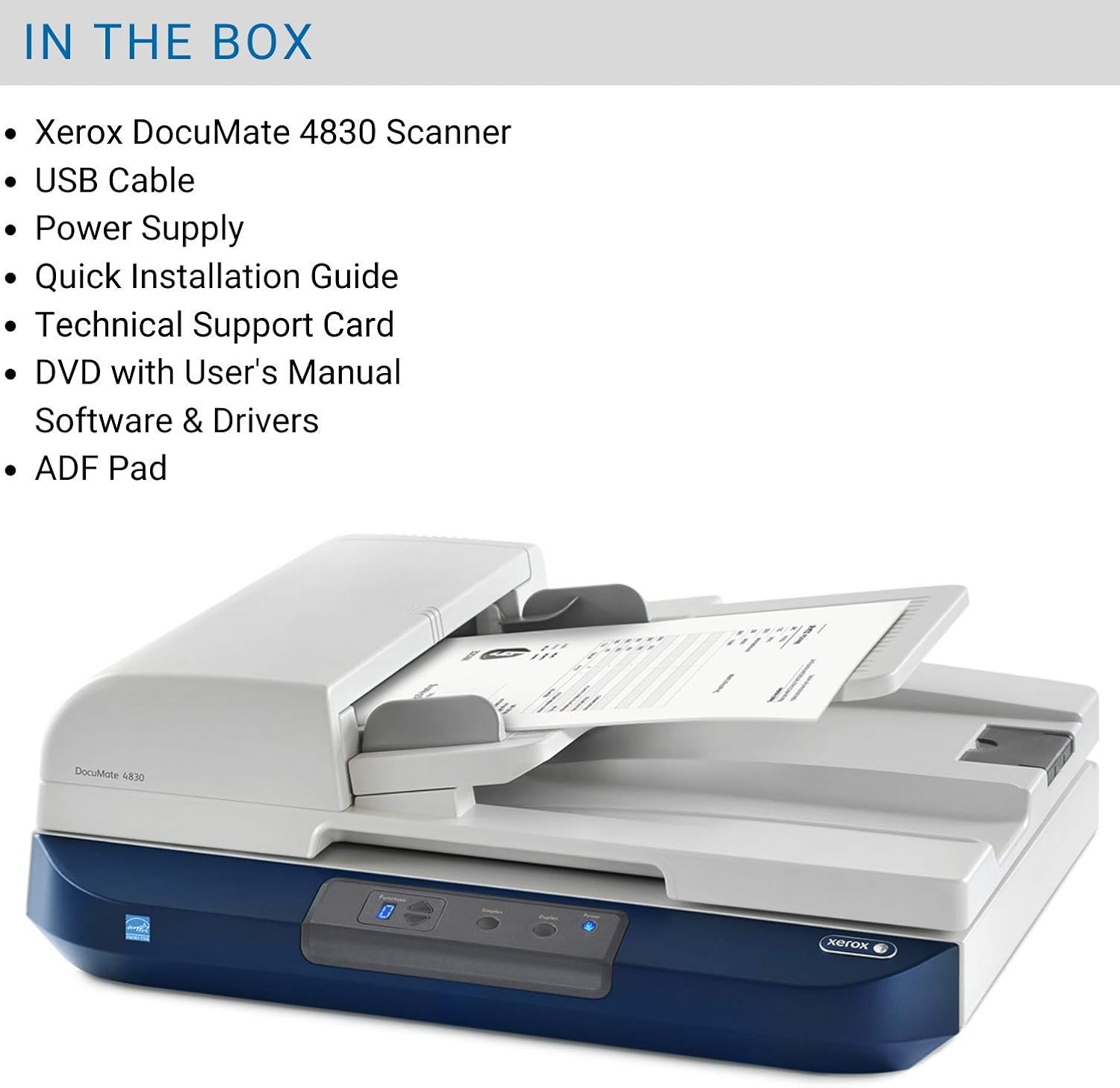 Duplex Document Scanner with Flatbed H699
