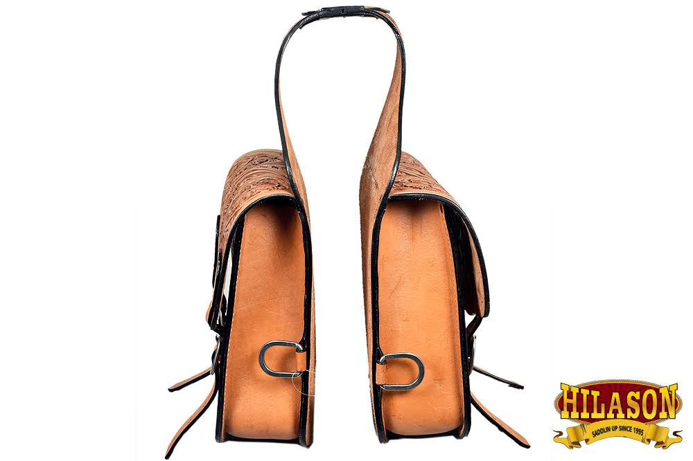 Tan Leather Horse Saddle Bag B830103