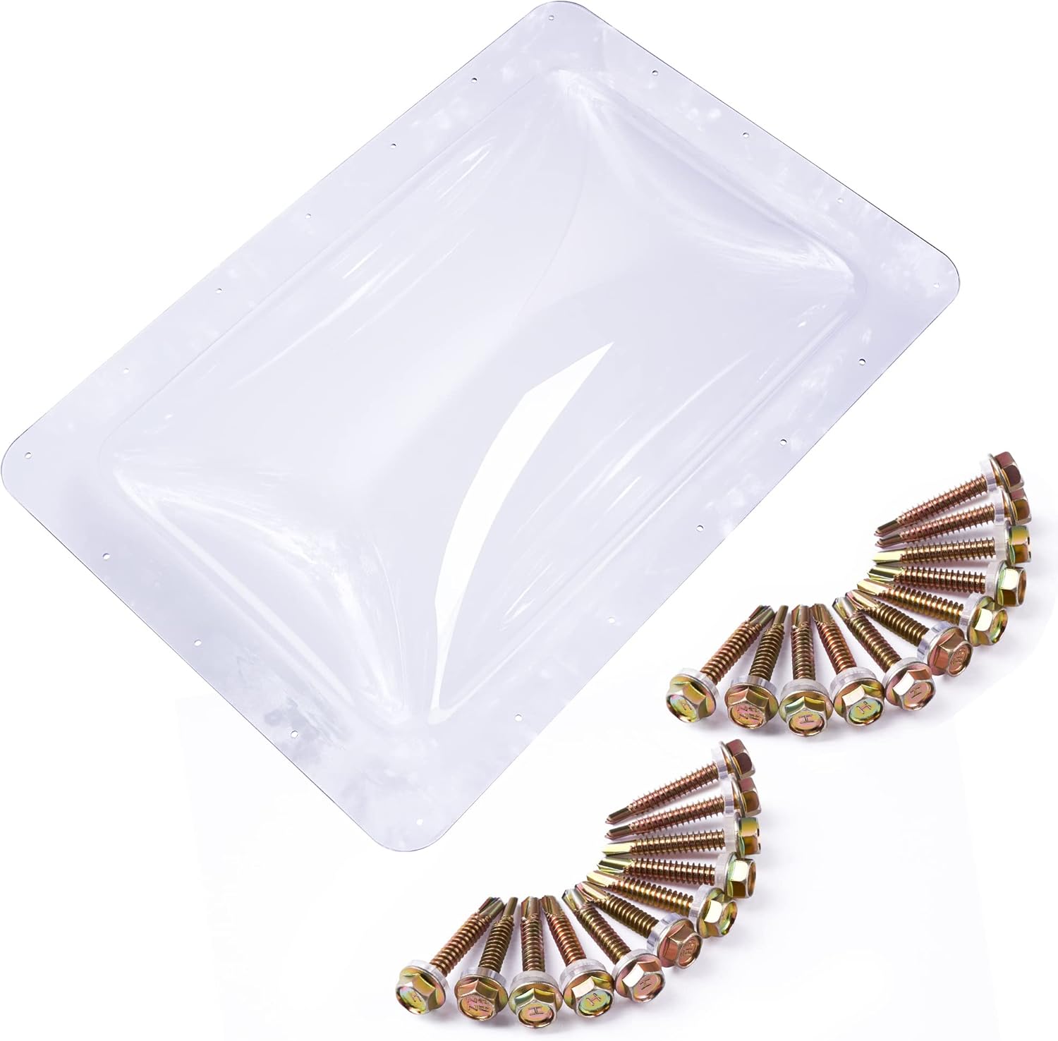 Transparent RV Skylight Kit 14 x 22 Inch ID, 18 x 26 Inch OD M5828