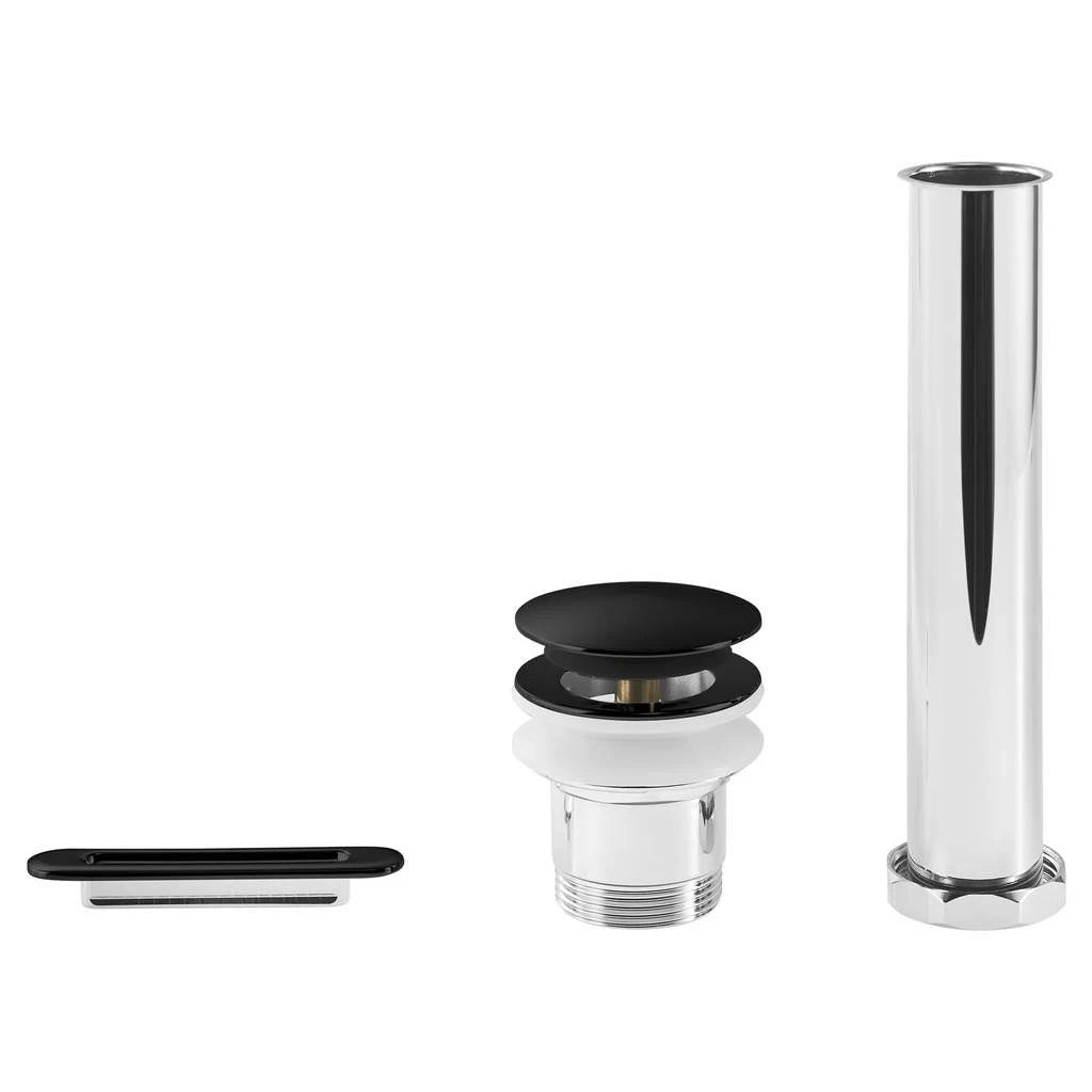 Matte Black Drain and Overflow Kit L4457