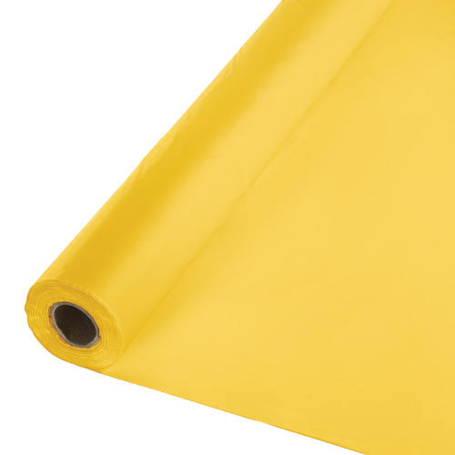 School Bus Yellow Banquet Roll 40x22x100 Solid (Case of 6) X72083