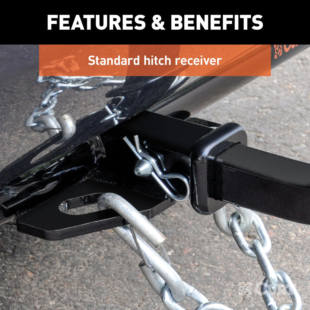 Class 2 Trailer Hitch with Installation Hardware, Pin & Clip N59329