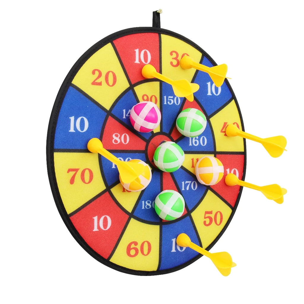 Flocking Dart Board with 4pcs Darts Dartboard Set W1997