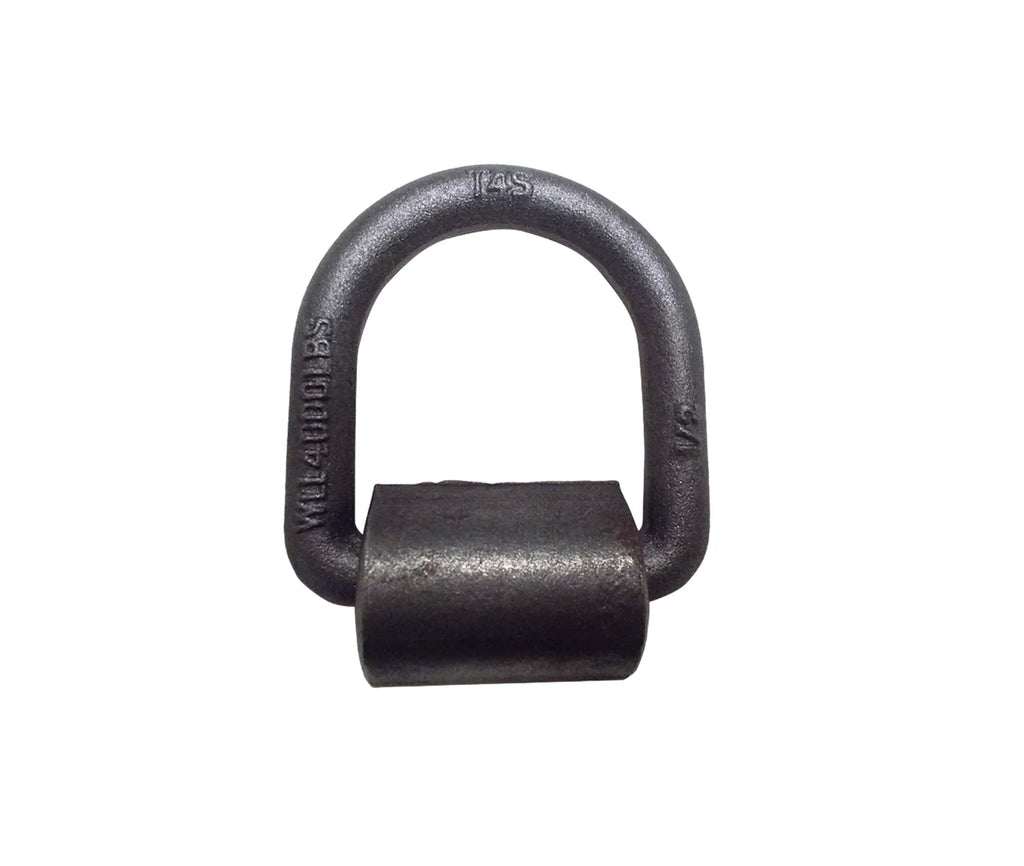 10 Pack Heavy Duty 1/2" Weld-On D Ring for Flatbed Truck Trailer Tie Down Z28527