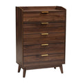 Walnut 5-Drawer Chest V97482