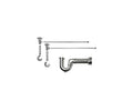 Lavatory Supply Kit with Angle Cross Handle Unlacquered Brass S37862