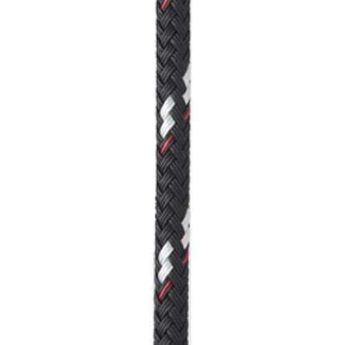 7/16in (11mm) Solid Black Rope 110 Feet J252