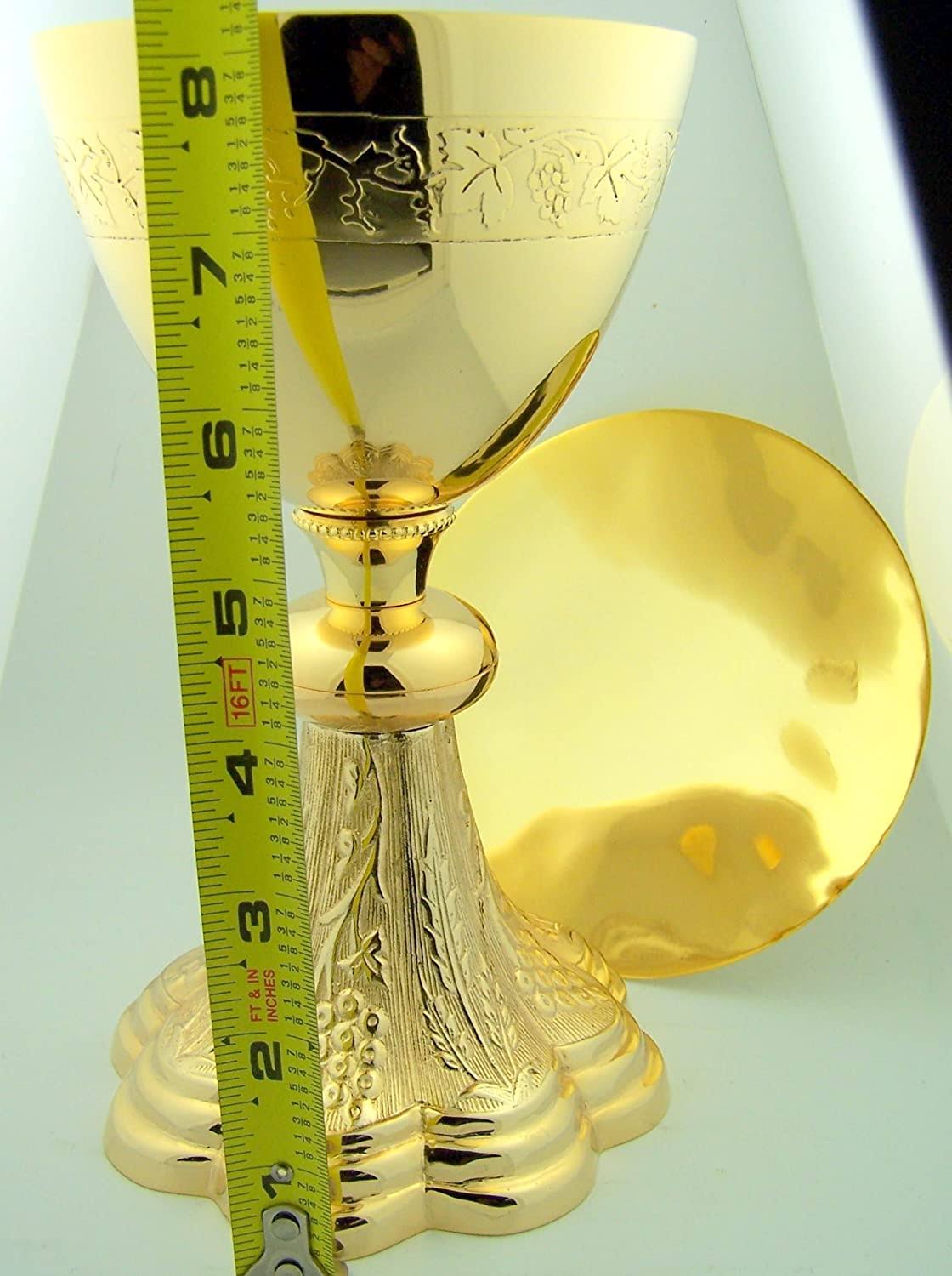 Gold Gild Priest Chalice & Paten H89458