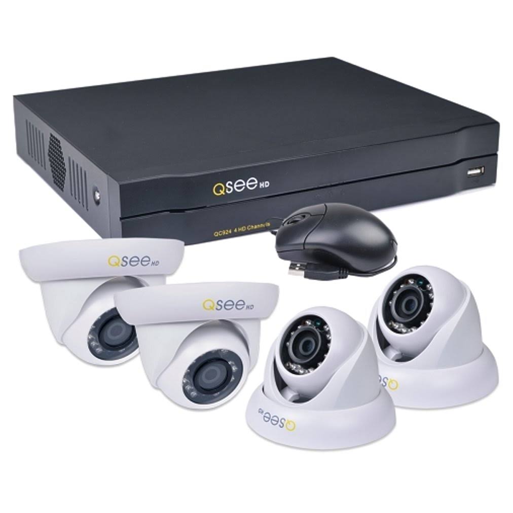 4-Channel 720p DVR Surveillance System with 1TB Hard Drive and 4 720p AnalogHD Cameras V80533