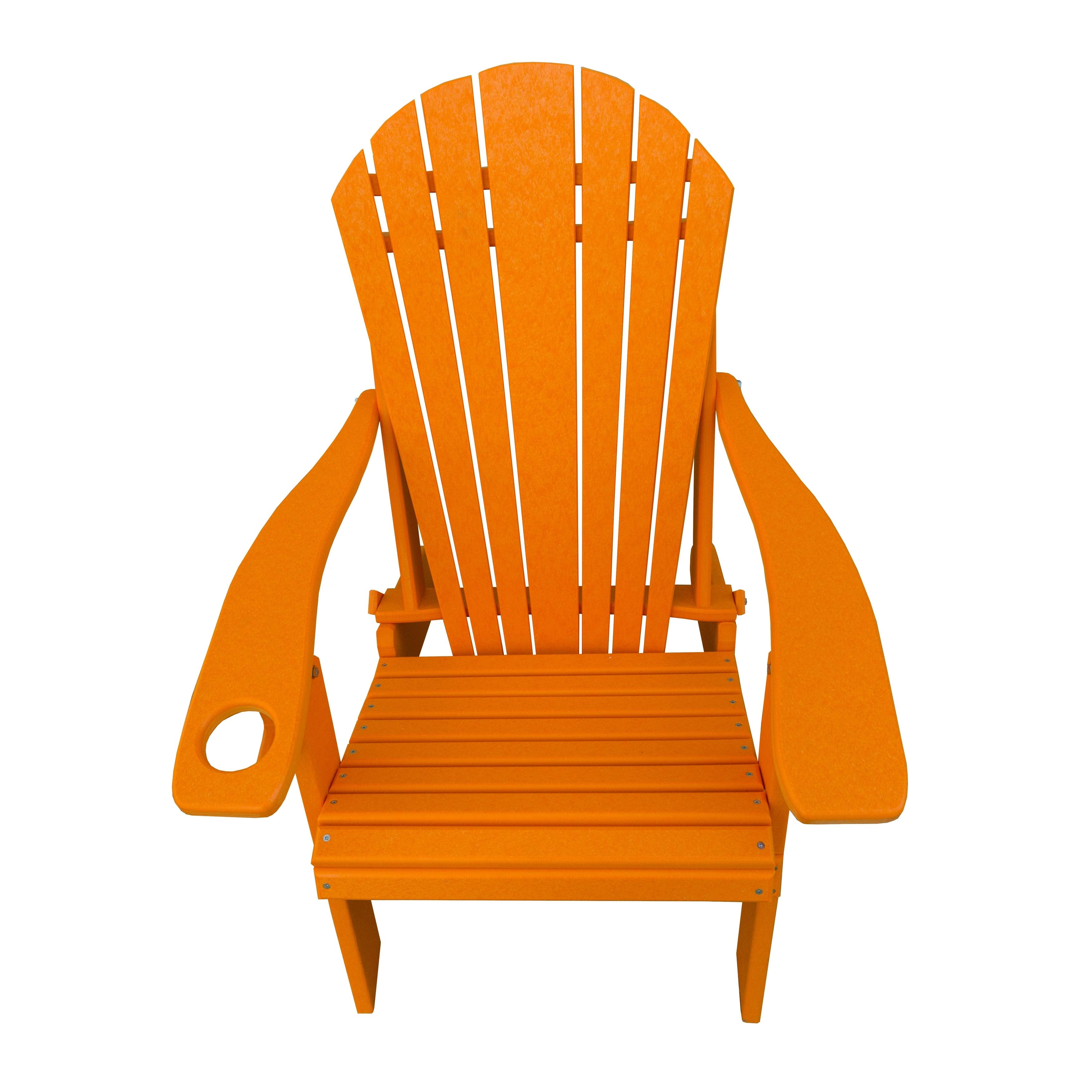 Speckled Maple/Brown Folding Adirondack Chair B3971